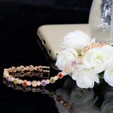 Pulsera de purpurina moderna para mujer.