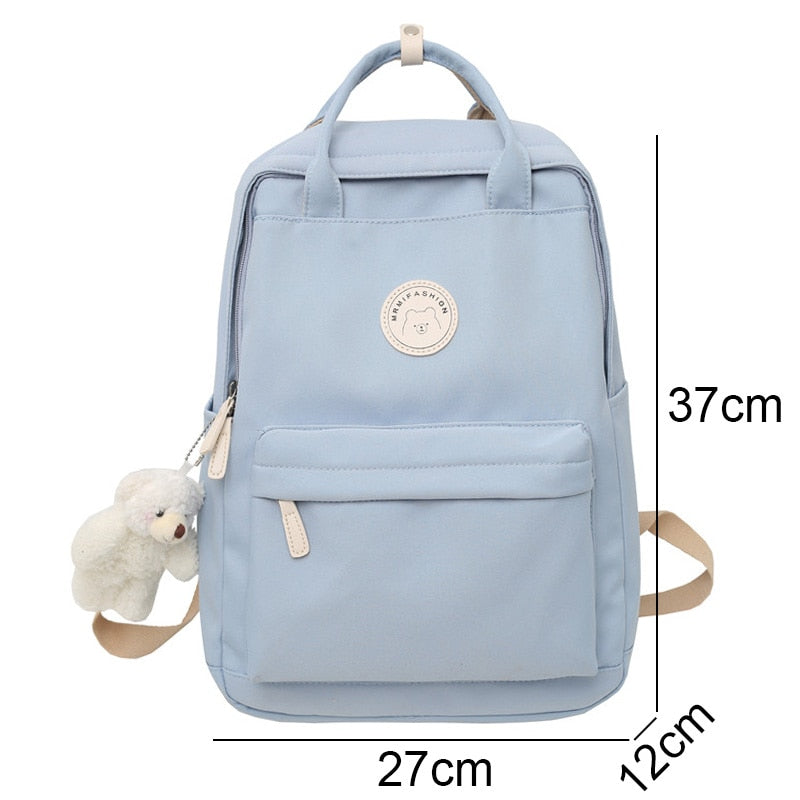 Fashionable and waterproof student backpack for women