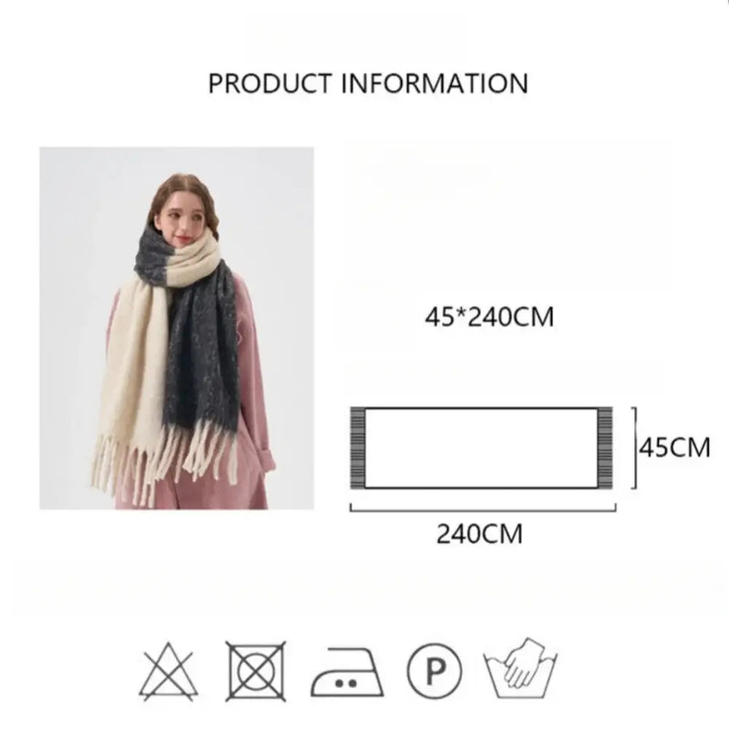 Bufanda muy gruesa: moderna y cómoda para el invierno de 2025