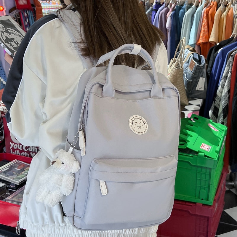 Fashionable and waterproof student backpack for women