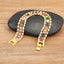 Pulsera con brillo arcoíris