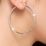 Boucles d'oreilles rondes en argent - EMAKUJITIA