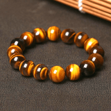 Bracelet avec perles en pierre œil de tigre naturelle - EMAKUJITIA