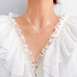 Collier chaîne pendentif étoiles serties de pierre de zircon - EMAKUJITIA