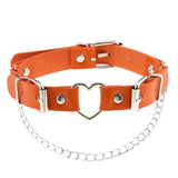 Collier choker gotique en similicuir pour femmes - EMAKUJITIA