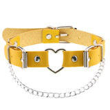 Collier choker gotique en similicuir pour femmes - EMAKUJITIA