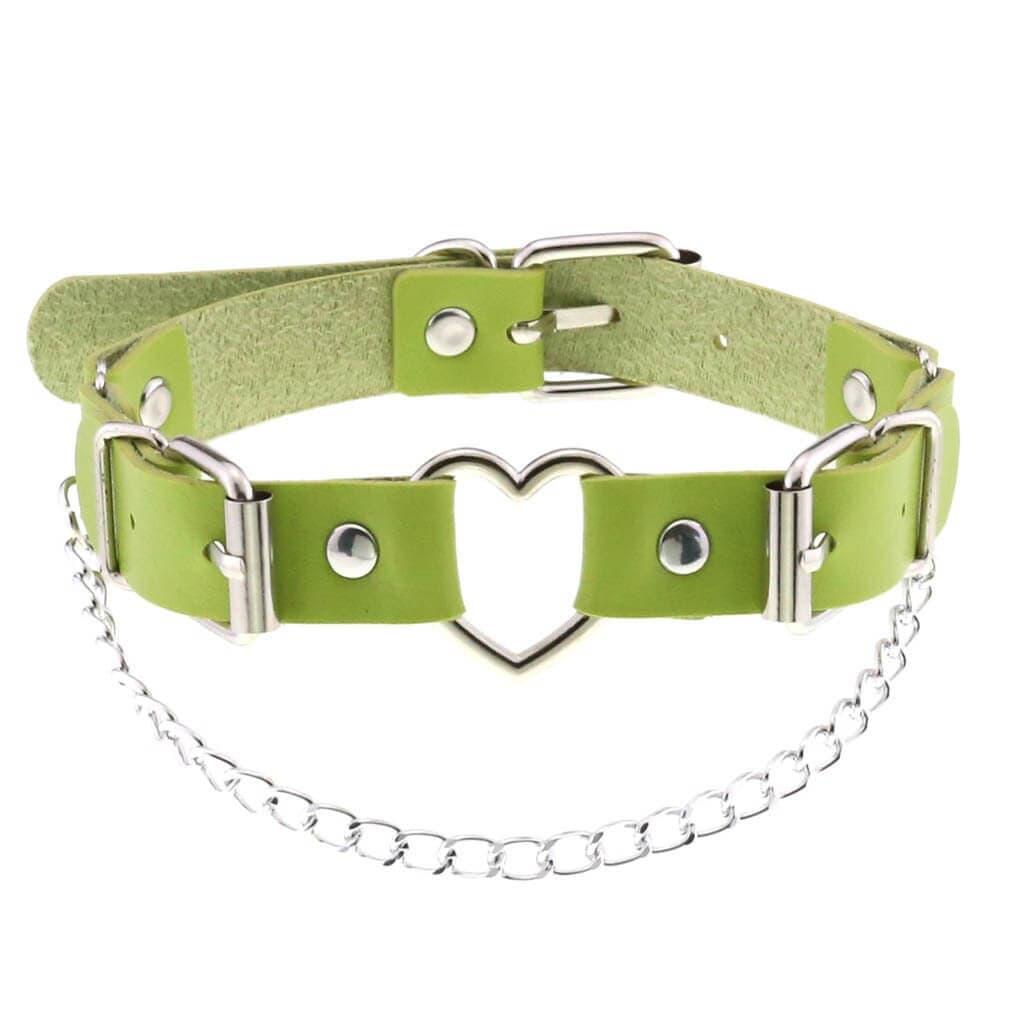Collier choker gotique en similicuir pour femmes - EMAKUJITIA