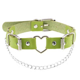 Collier choker gotique en similicuir pour femmes - EMAKUJITIA