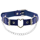 Collier choker gotique en similicuir pour femmes - EMAKUJITIA