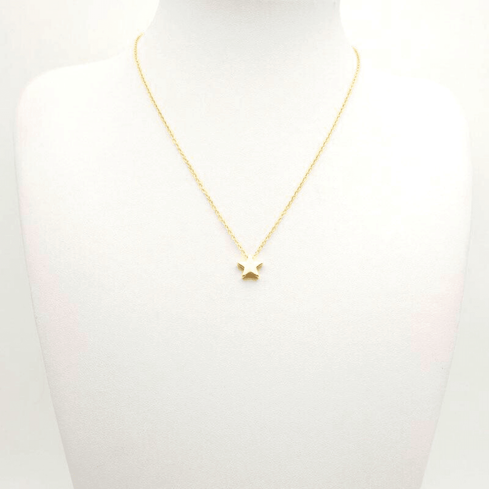 Collier fin avec pendentif astral - EMAKUJITIA