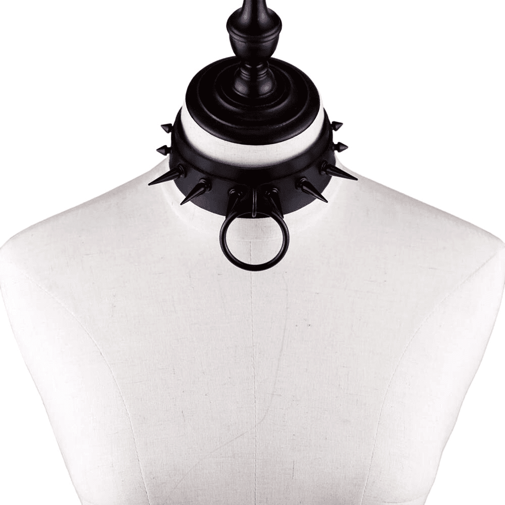Collier gothique à pointes en acier pour femmes - EMAKUJITIA