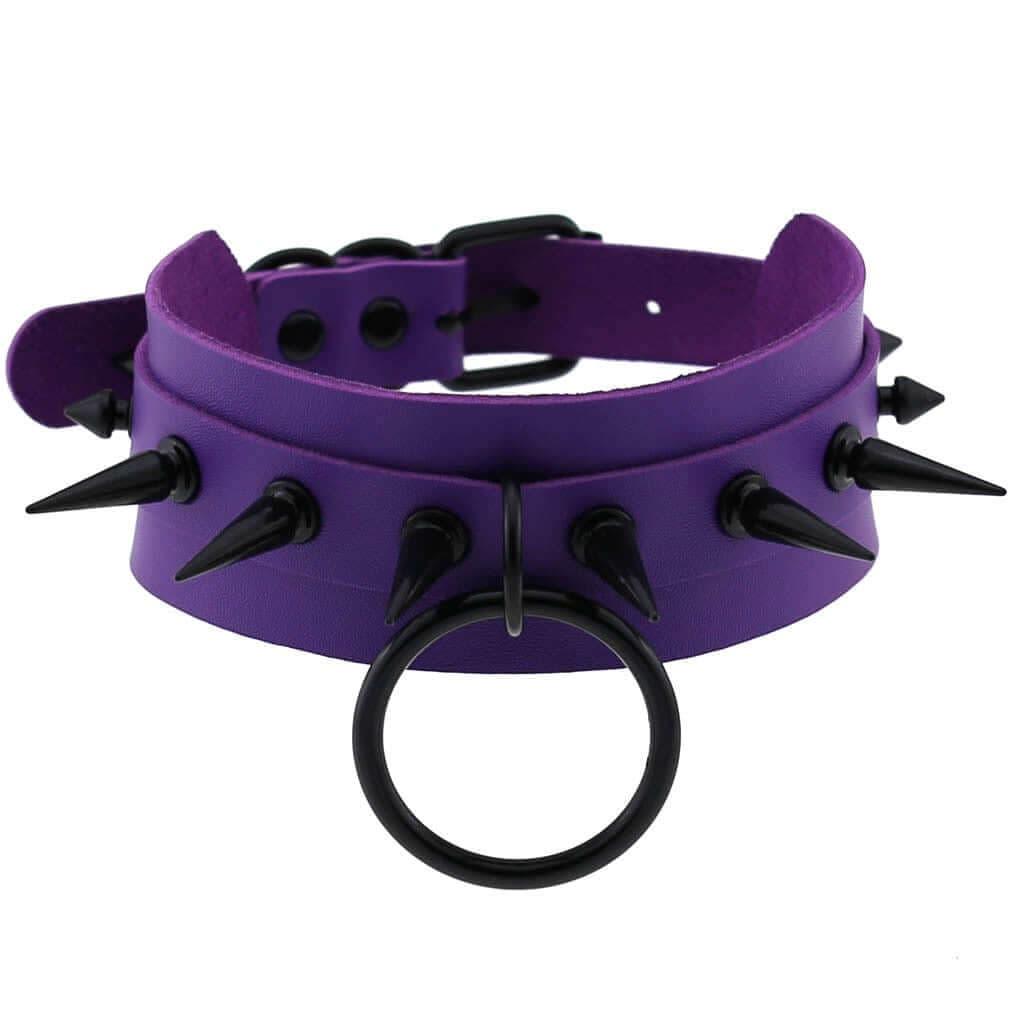 Collier gothique à pointes en acier pour femmes - EMAKUJITIA