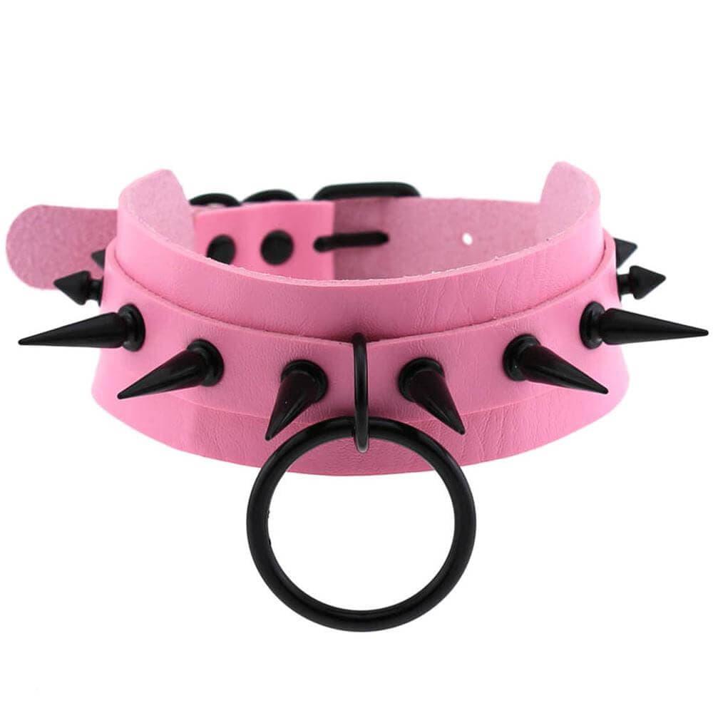 Collier gothique à pointes en acier pour femmes - EMAKUJITIA