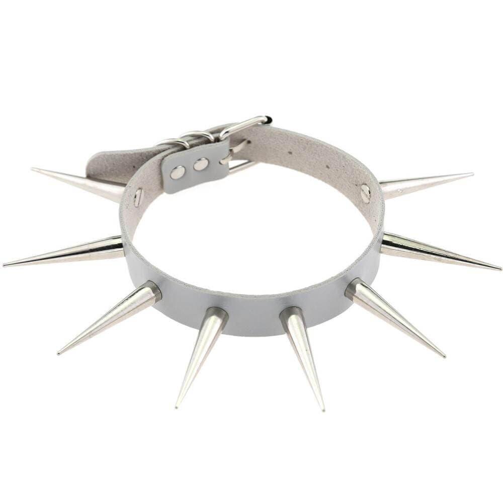Collier gothique à rivet en acier pour femmes - EMAKUJITIA