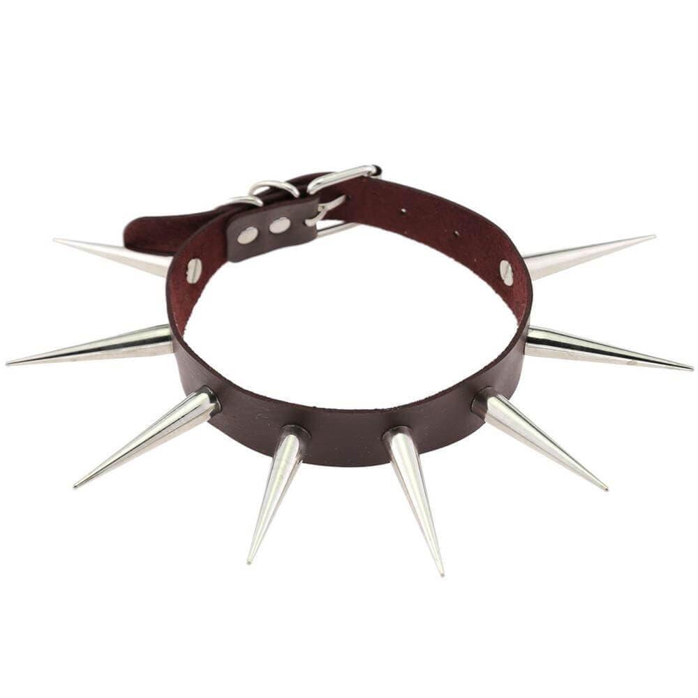 Collier gothique à rivet en acier pour femmes - EMAKUJITIA