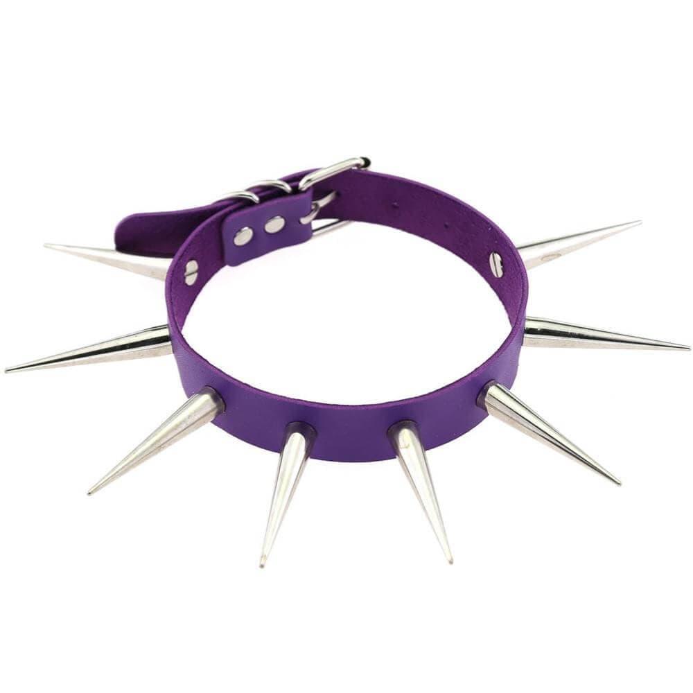 Collier gothique à rivet en acier pour femmes - EMAKUJITIA