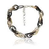 Collier gourmette cubain vintage pour femmes - EMAKUJITIA