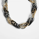 Collier gourmette cubain vintage pour femmes - EMAKUJITIA