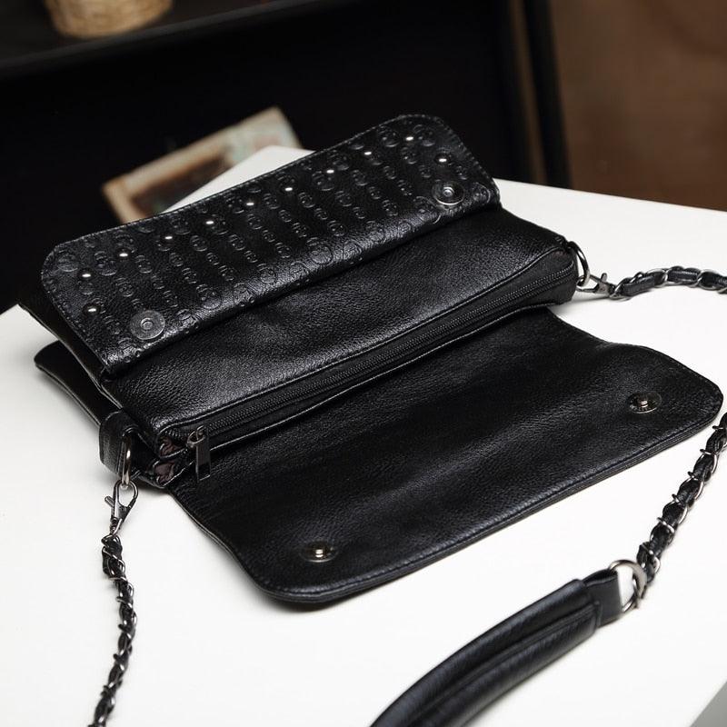 Petit sac à bandoulière en cuir synthétique pour femmes - EMAKUJITIA