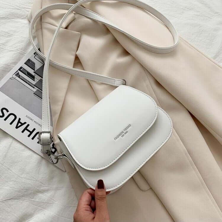 sac à bandoulière en similicuir à rabat - EMAKUJITIA