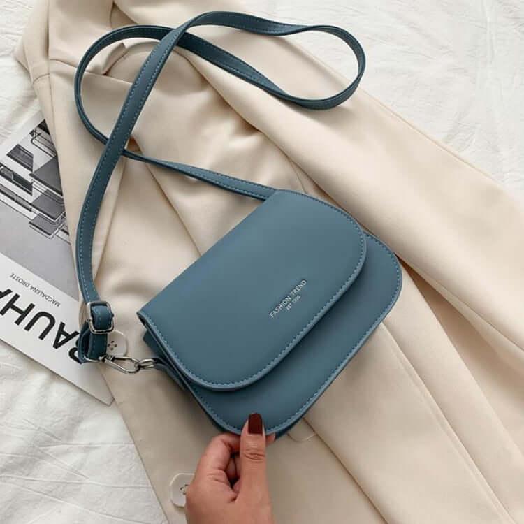 sac à bandoulière en similicuir à rabat - EMAKUJITIA