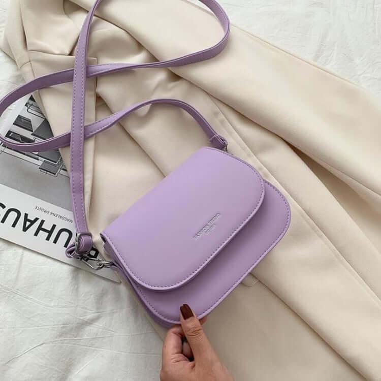 sac à bandoulière en similicuir à rabat - EMAKUJITIA