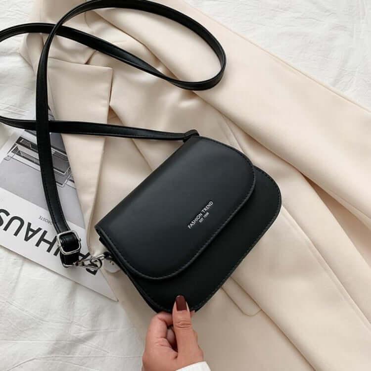 sac à bandoulière en similicuir à rabat - EMAKUJITIA