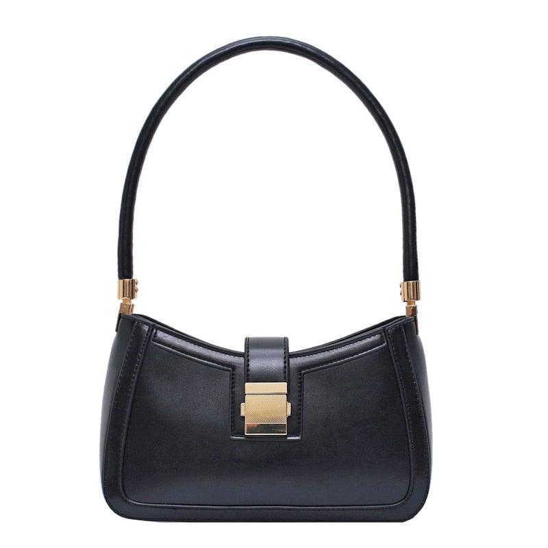 Sacs à main en cuir PU de couleur unie avec fermeture éclair - EMAKUJITIA