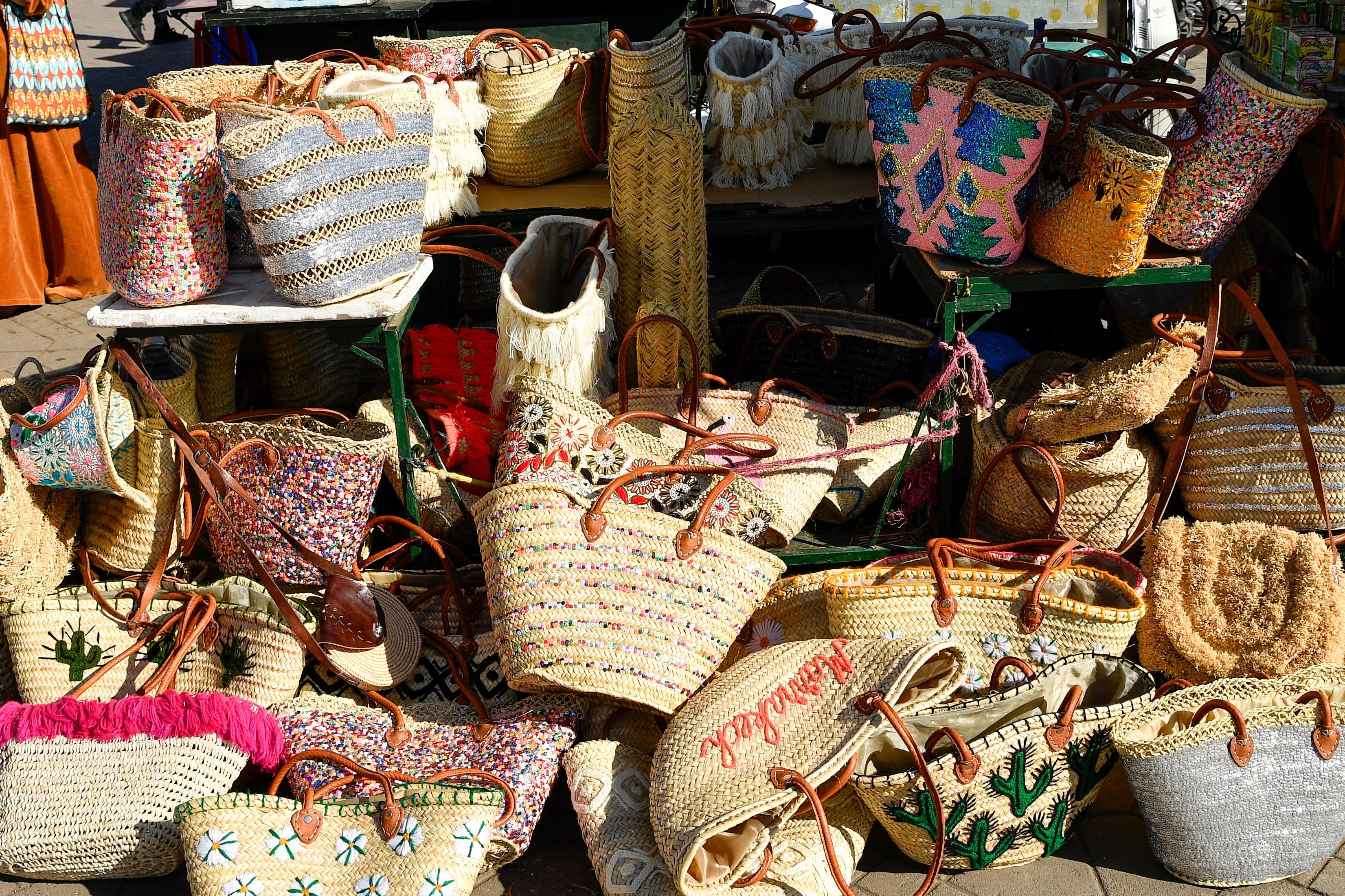 Straw bag