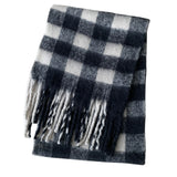Écharpe Foulard Femme Hiver Style Classique Polyester Chaud à Franges