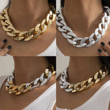 Collier Chaîne tendance en acrylique