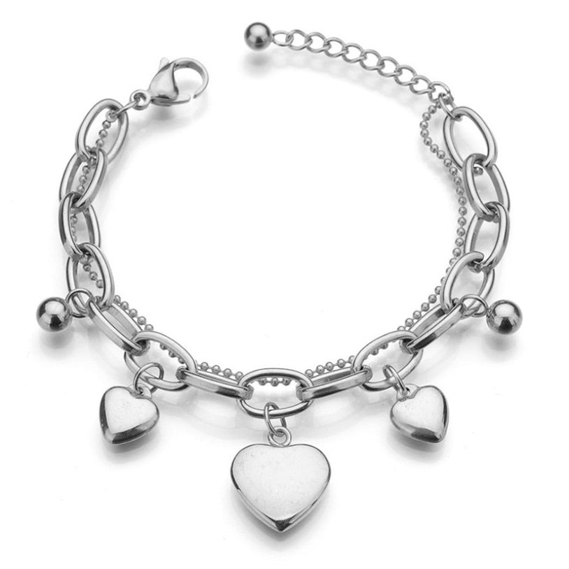 Elegant Heart Bracelet
