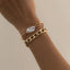 Conjunto de pulseras bohemias con cuentas de Glamorous