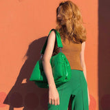 Soft Faux Leather Large Capacity Crossbody Bag