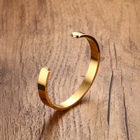Bracelet Cuff en Acier Inoxydable