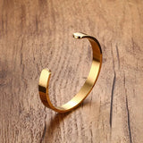 Bracelet Cuff en Acier Inoxydable