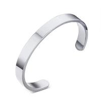 Bracelet Cuff en Acier Inoxydable