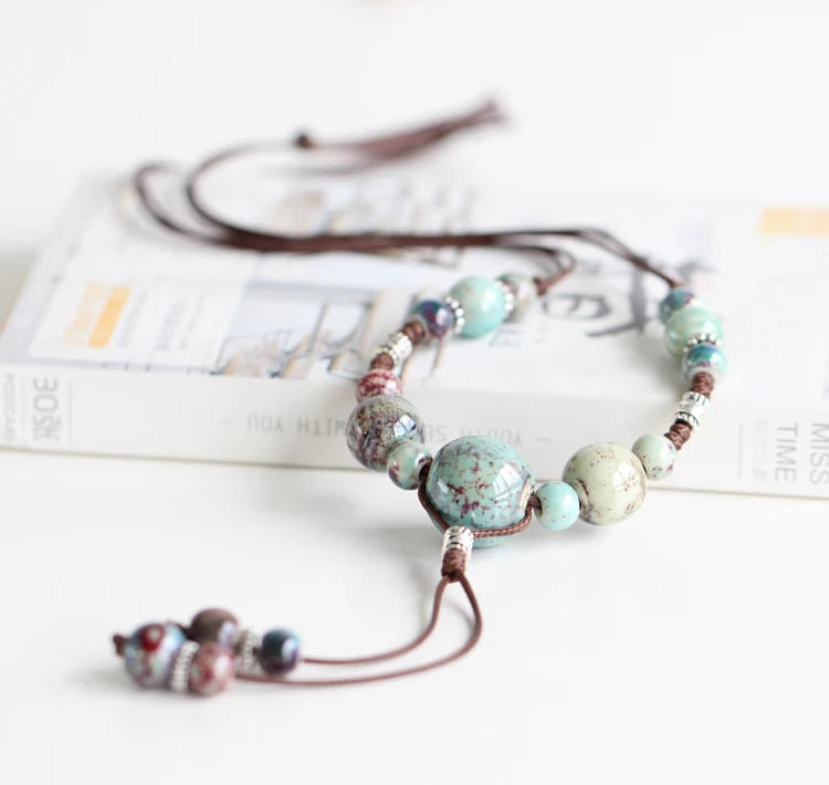 Collier Bohème Tendance pour Femmes avec Pendentifs Élégants