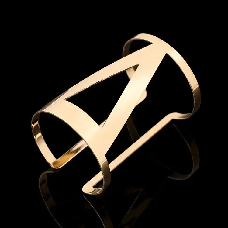 Bracelet Manchette Gypsy Style Plaqué Or ou Argent