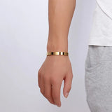 Bracelet Cuff en Acier Inoxydable