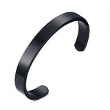 Bracelet Cuff en Acier Inoxydable