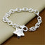 Bracelet en Argent Sterling 925 avec Charme Étoile