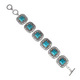 Bracelet Ethnique Boho en Pierres colorées