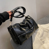 Soft Faux Leather Large Capacity Crossbody Bag