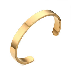 Bracelet Cuff en Acier Inoxydable