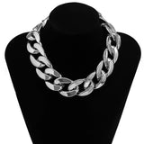 Collier Chaîne tendance en acrylique