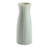Vase Décoratif Blanc Moderne en Plastique Effet Céramique Nordic