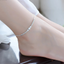 Bracelet Cheville Perles Boule en Argent 925