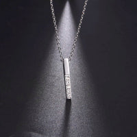 Elegant Geometric Necklace in Stainless Steel
