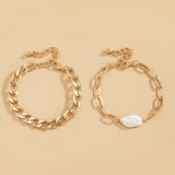 Conjunto de pulseras bohemias con cuentas de Glamorous